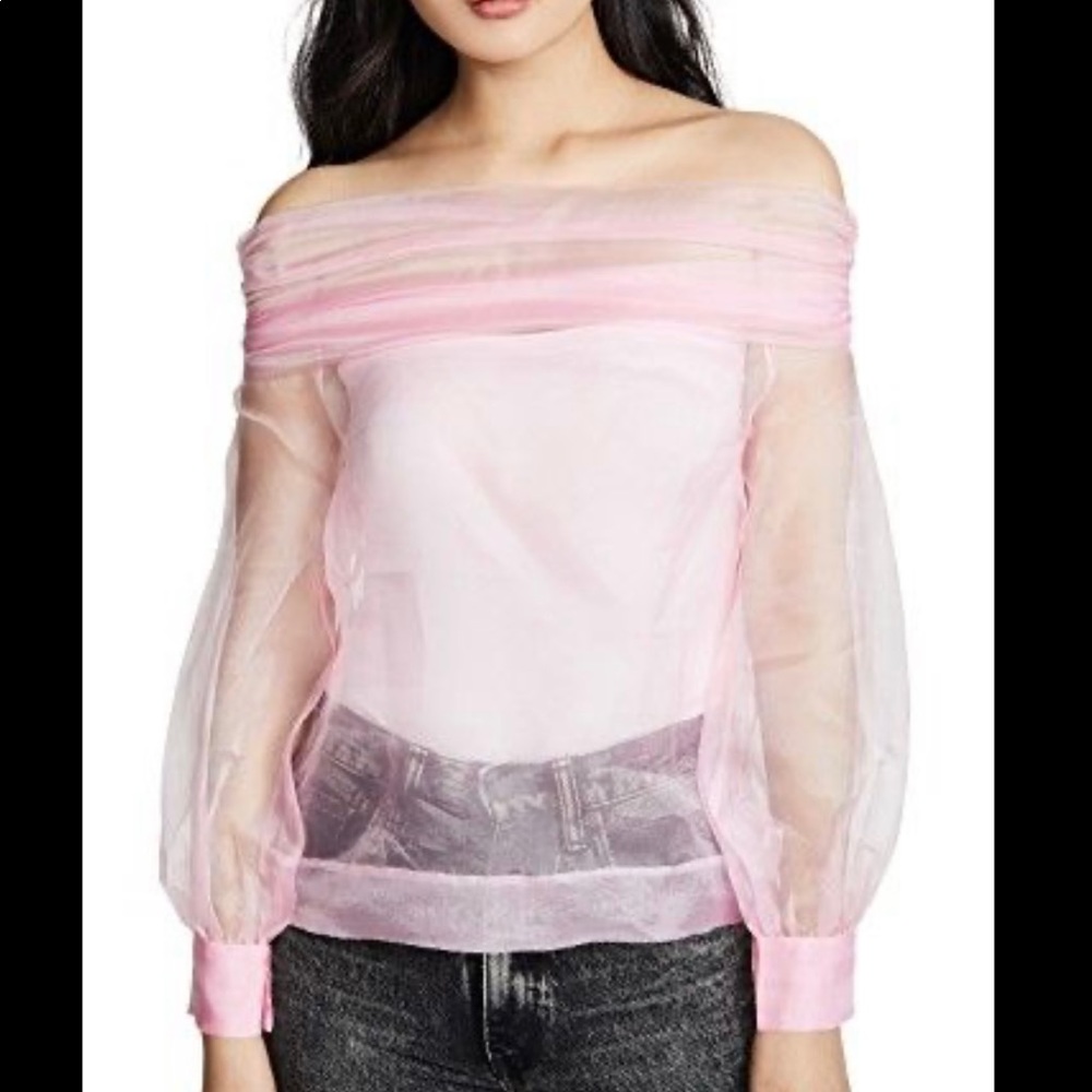Anais Jourden pink blouse